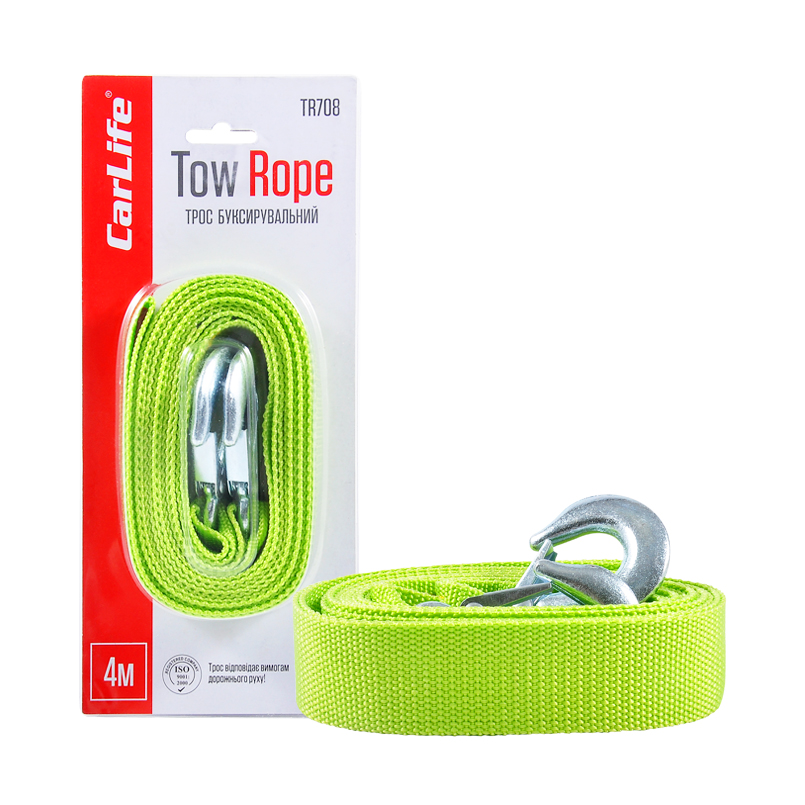 Tow rope CarLife TR708 3 t, 4 m image