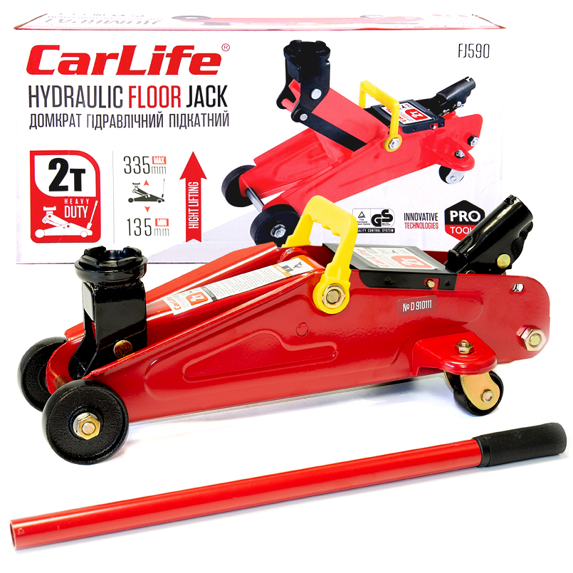 Hydraulic floor jack CarLife FJ590, 2 t image