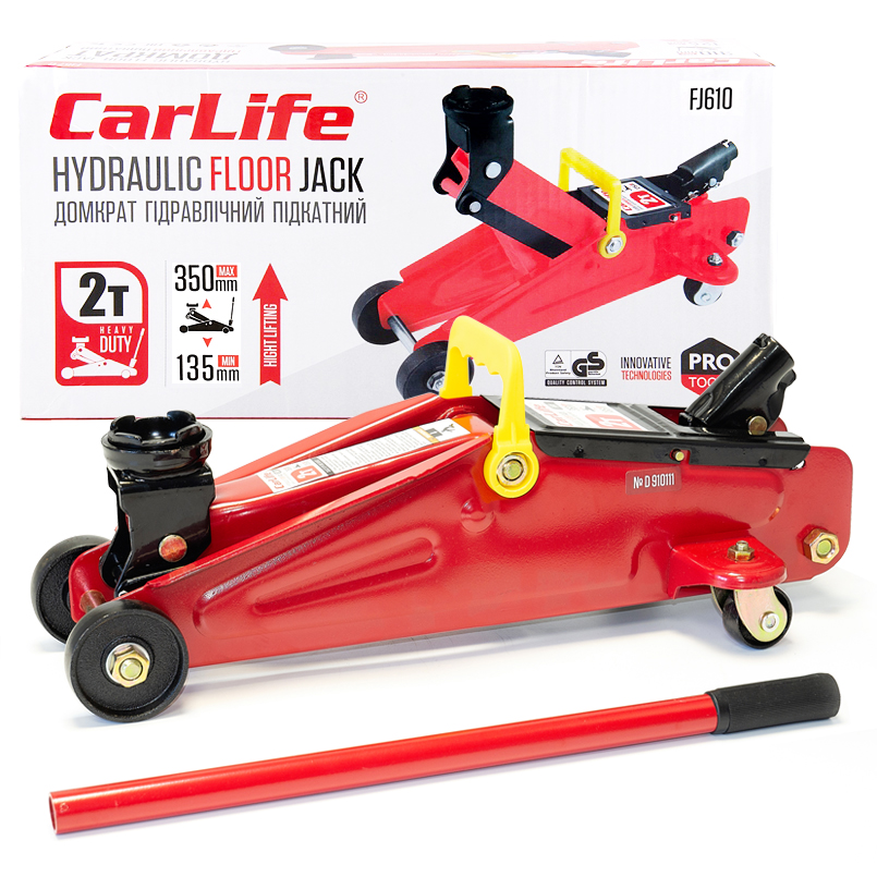 Hydraulic floor jack CarLife FJ610, 2 t image