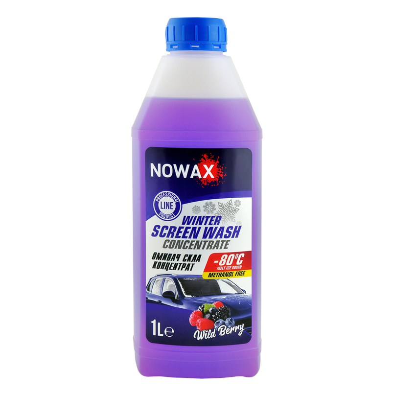 NOWAX WINTER SCREEN WASH CONCENTRATE -80°C Wildberry 1L image