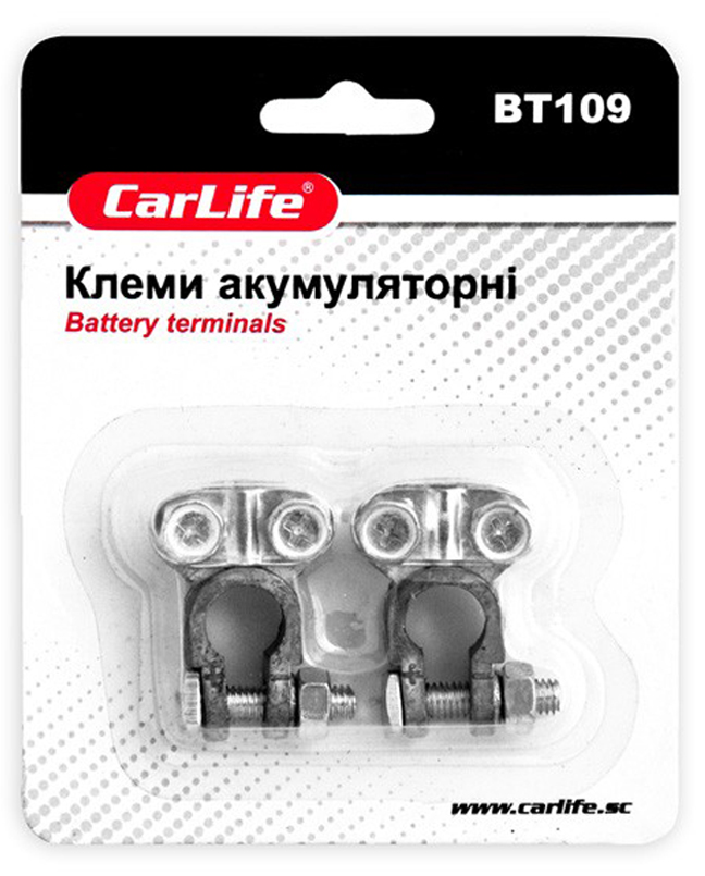 Battery terminals CarLife VT109, lead image