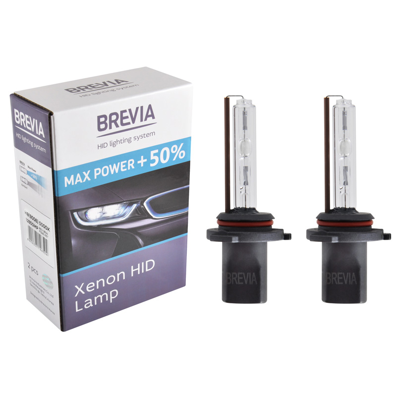 Ксенонова лампа Brevia HB4 (9006) +50%, 5500K, 85V, 35W P22d KET, 2шт image