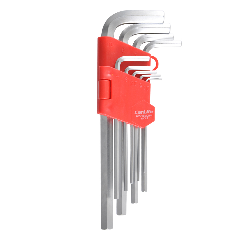 Набор ключей Г-образных CarLife WR2115 CR-V, 1.5-10мм, средние, 9шт image