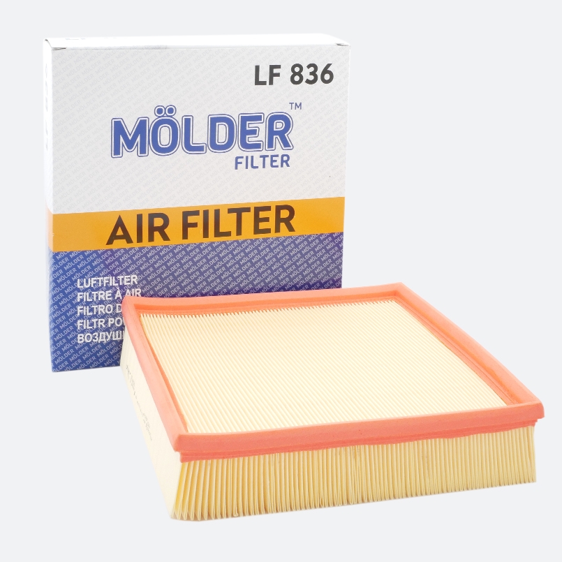 Air filter Molder Filter LF 836 (WA6621, LX946, C27181) image