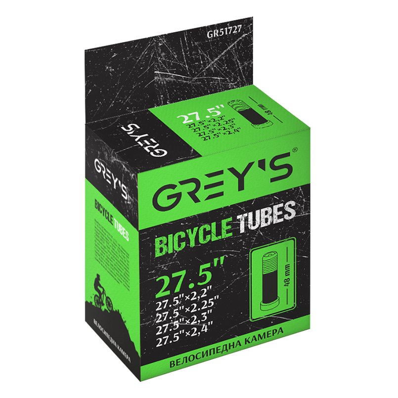 Grey's bicycle inner tube 27.5"x2.2/2.4 AV 48mm image