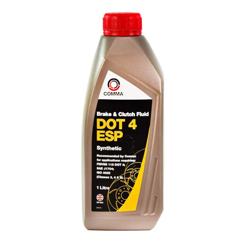 Тормозная жидкость Comma DOT 4 ESP BRAKE FLUID 1л image