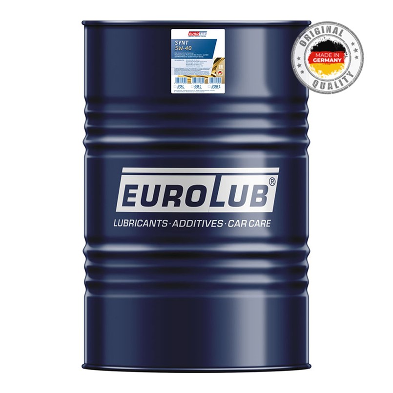 Engine oil EuroLub SYNT SAE 5W-40 208L image