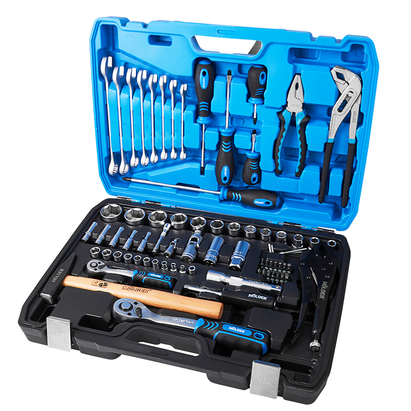 Professional set of tools in a case MÖLDER 1/2", 1/4" 72 T, CR-V, 72 pcs image