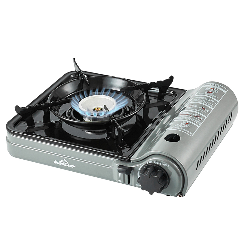 Portable gas stove Nord Camp 1.8 kW with compact piezo ignition image
