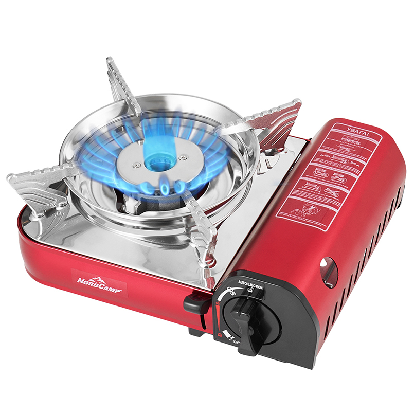 Nord Camp 2.1 kW portable gas stove with Mini piezo ignition image