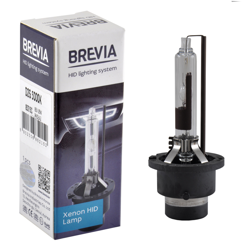 Ксеноновая лампа Brevia D2S, 5000K, 85V, 35W PK32d-2, 1шт image