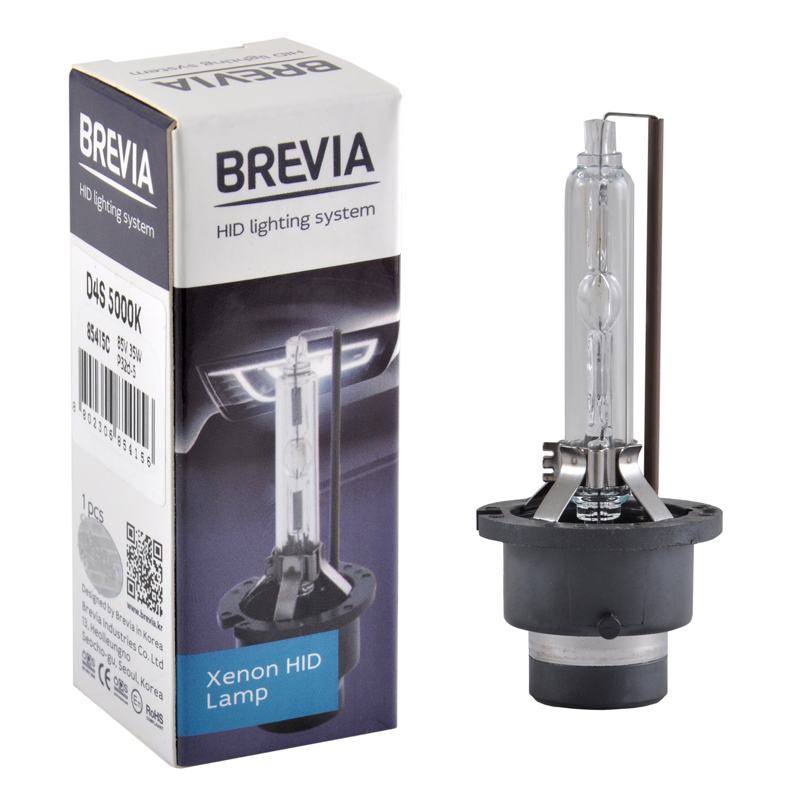 Ксеноновая лампа Brevia D4S 5000K, 42V, 35W PK32d-5, 1шт image