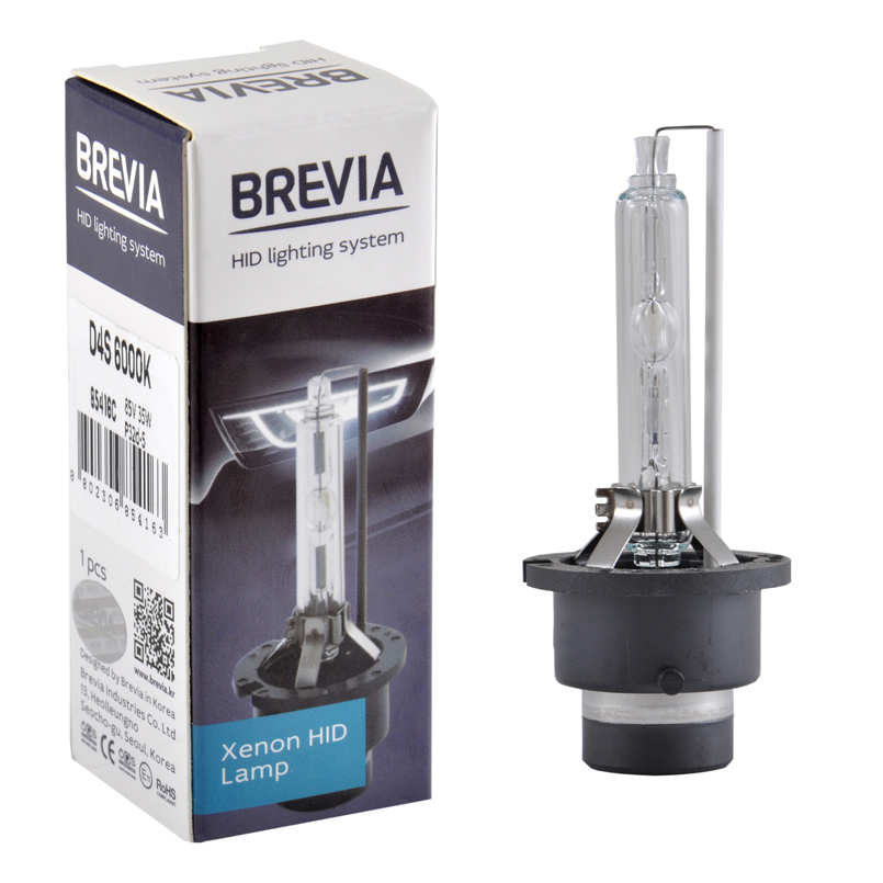 Ксеноновая лампа Brevia D4S 6000K, 42V, 35W PK32d-5, 1шт image