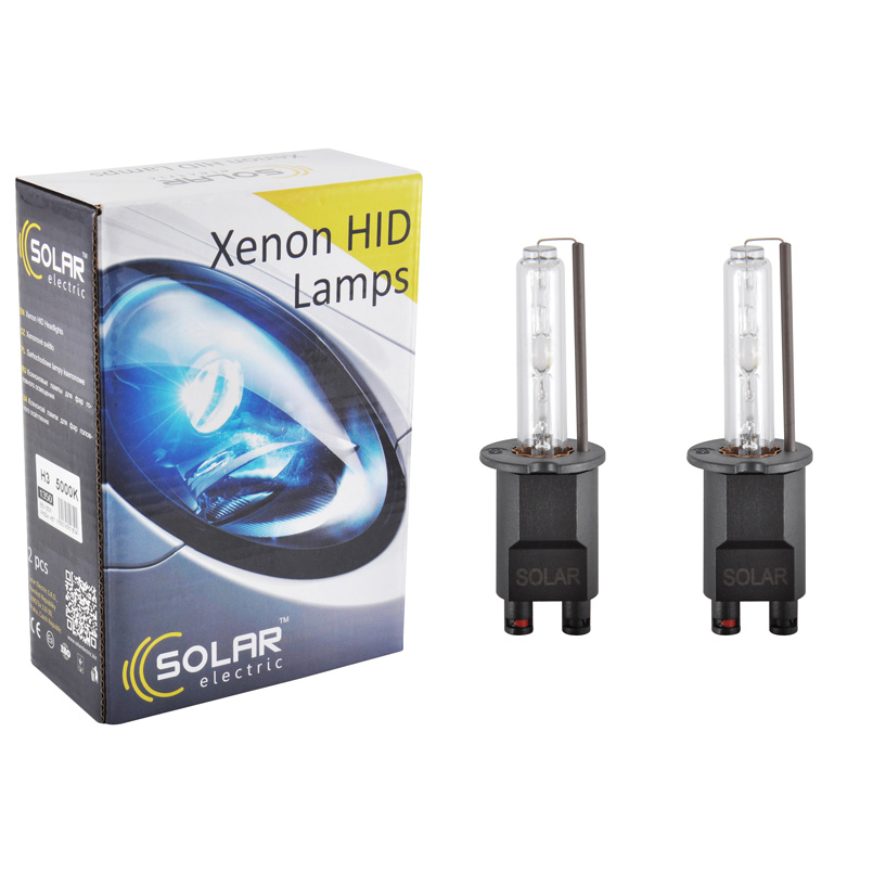 Xenon lamp SOLAR H3 5000K, 85V, 35W PK22s KET, 2pcs image