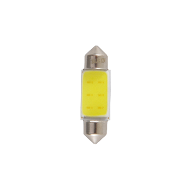 LED car lamp Solar 24V SV8.5 T11x36 1COB-8SMD 56LM white 10 pcs image