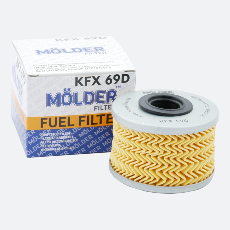 Фільтр паливний Molder Filter KFX 69D (WF8014, KX79D, P7161X) image