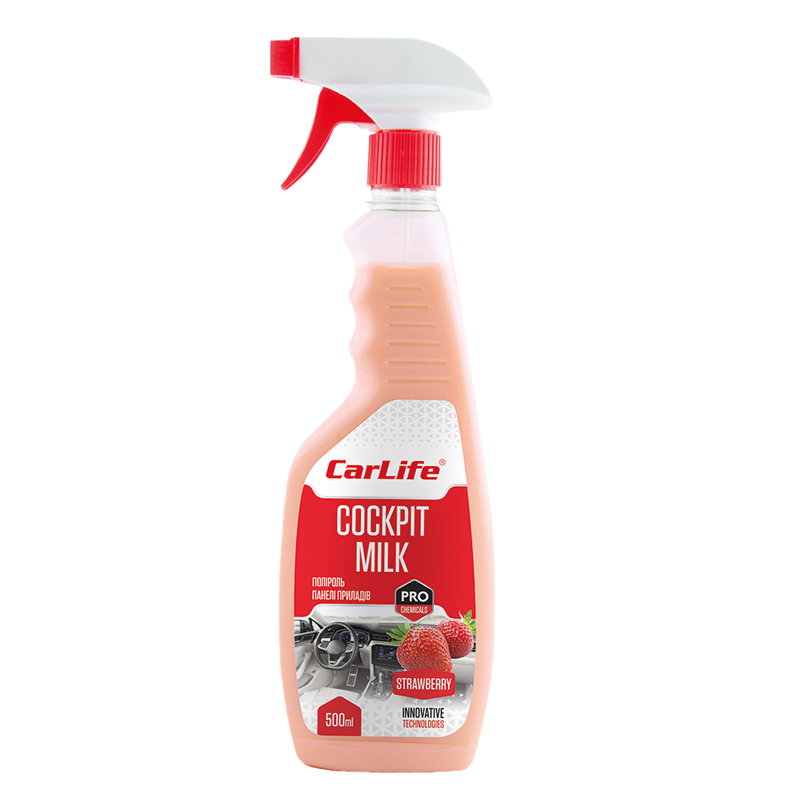 CarLife Cockpit Milk Strawberry 500 ml image