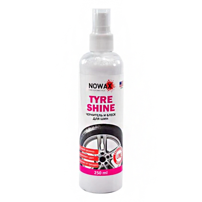 Чорнитель і блиск для шин Nowax Tyre Shine, 250мл image