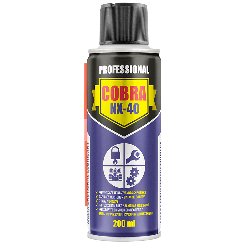 Спрей багатофункціональний Nowax MULTIFUNCTIONAL LUBRICANT COBRA, 200мл image