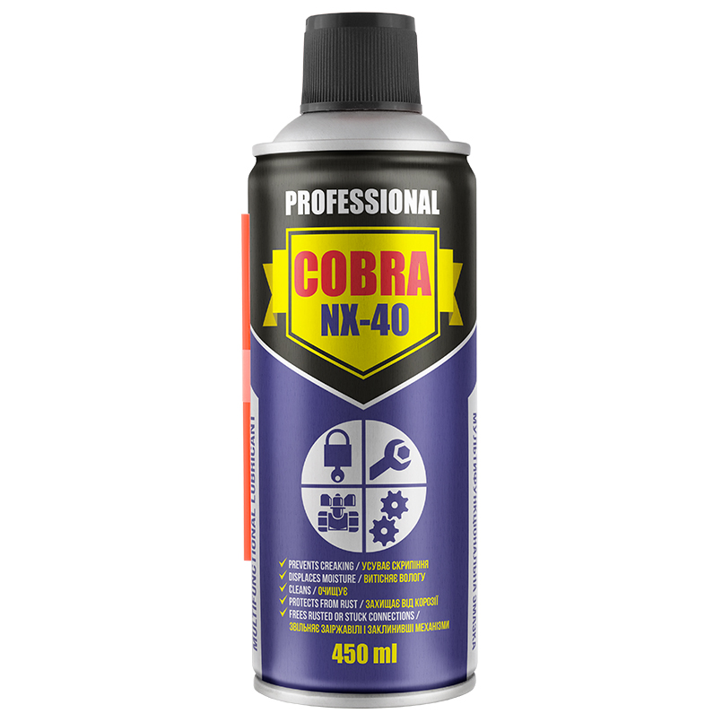 Спрей багатофункціональний Nowax MULTIFUNCTIONAL LUBRICANT COBRA, 450мл image