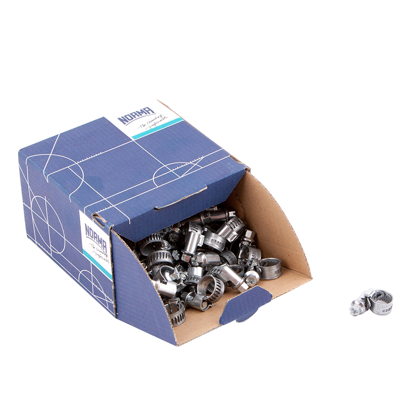 Clamps galvanized NORMA 8-12/W1, 9 mm C7, 100 pcs. image