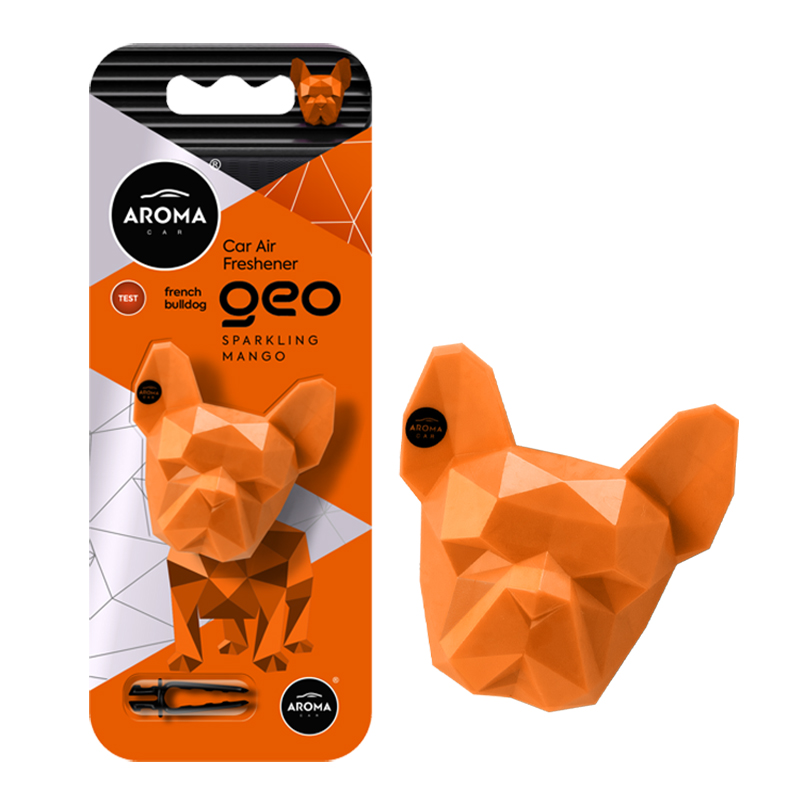 Aroma Car Geo Dog - Orange Sparkling Mango Flavouring Dry 12054 image