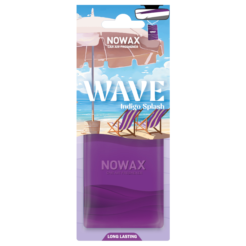 Ароматизатор пластиковий Nowax серія Wave - Indigo Splash NX07778 image