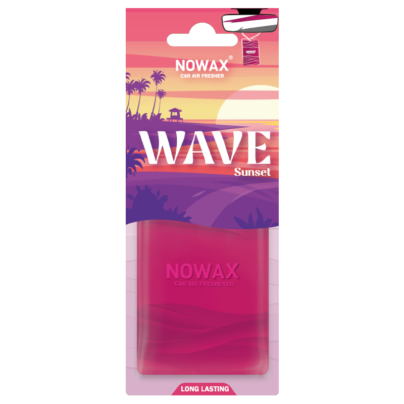 Ароматизатор пластиковий Nowax серія Wave - Sunset NX07781 image