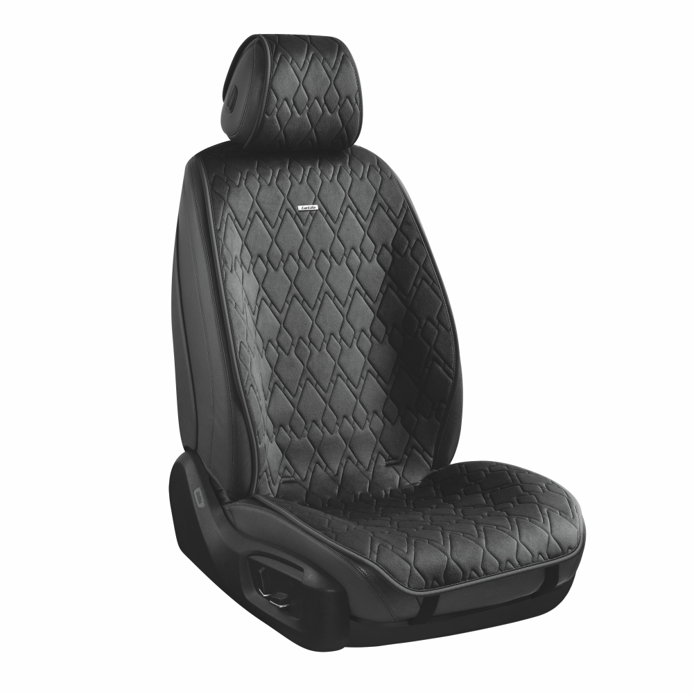 Premium seat covers for front seats CarLife Racer, black, SC20102 image