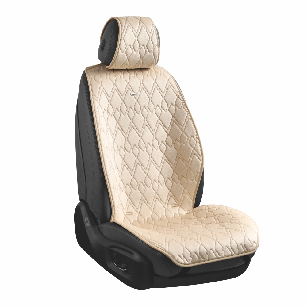 Set of premium seat covers CarLife Racer, beige, SC20304 image