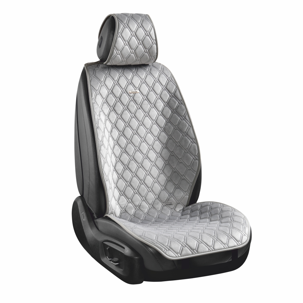 Premium seat covers for front seats CarLife Turbo, grey, SC30202 image