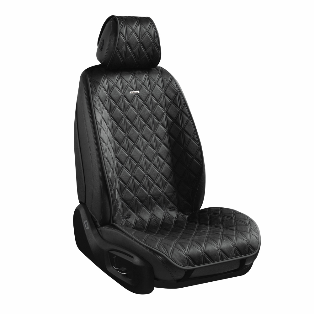 Set of premium seat covers CarLife Nitro, black, SC40104 image