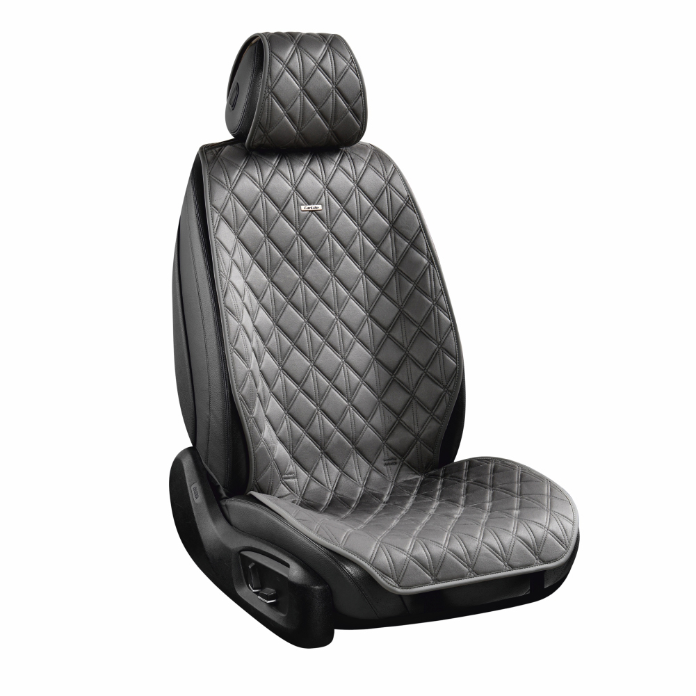 Premium seat covers for front seats CarLife Nitro, grey, SC40202 image