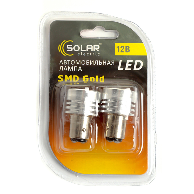 LED автолампа Solar 12V S25 BAY15d 4SMD 2W white image