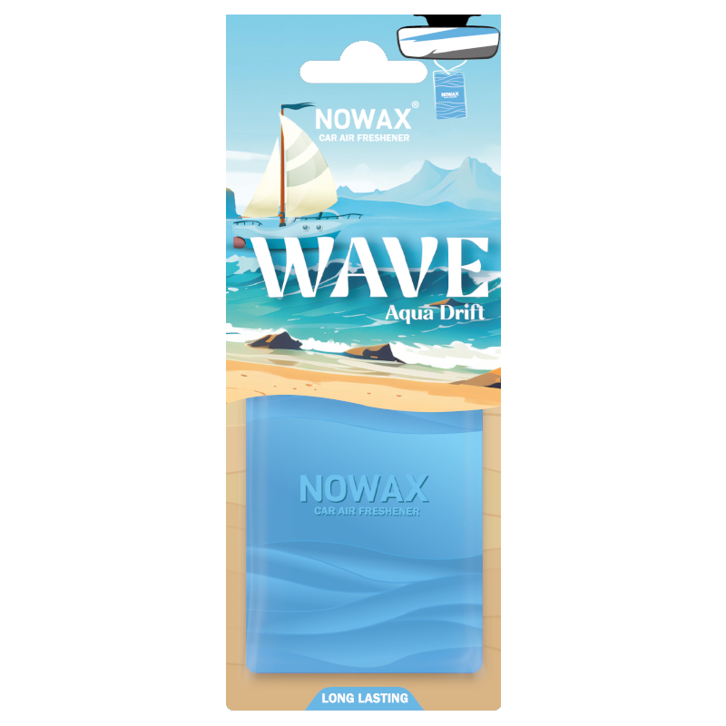 Plastic air freshener Nowax Wave series - Aqua Drift NX07774 image