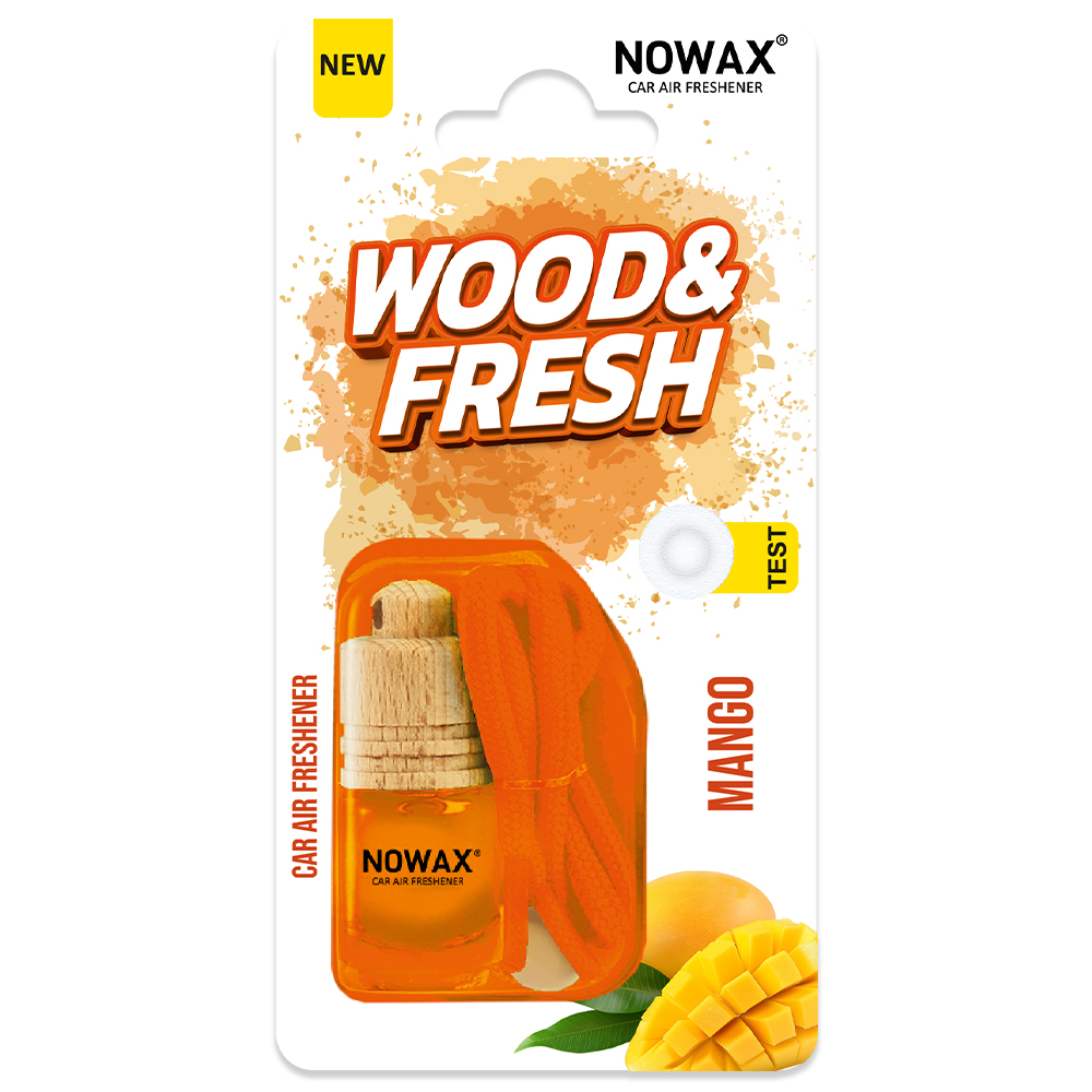 Air freshener in a blister pack Nowax Wood&Fresh - Mango NX92068 image
