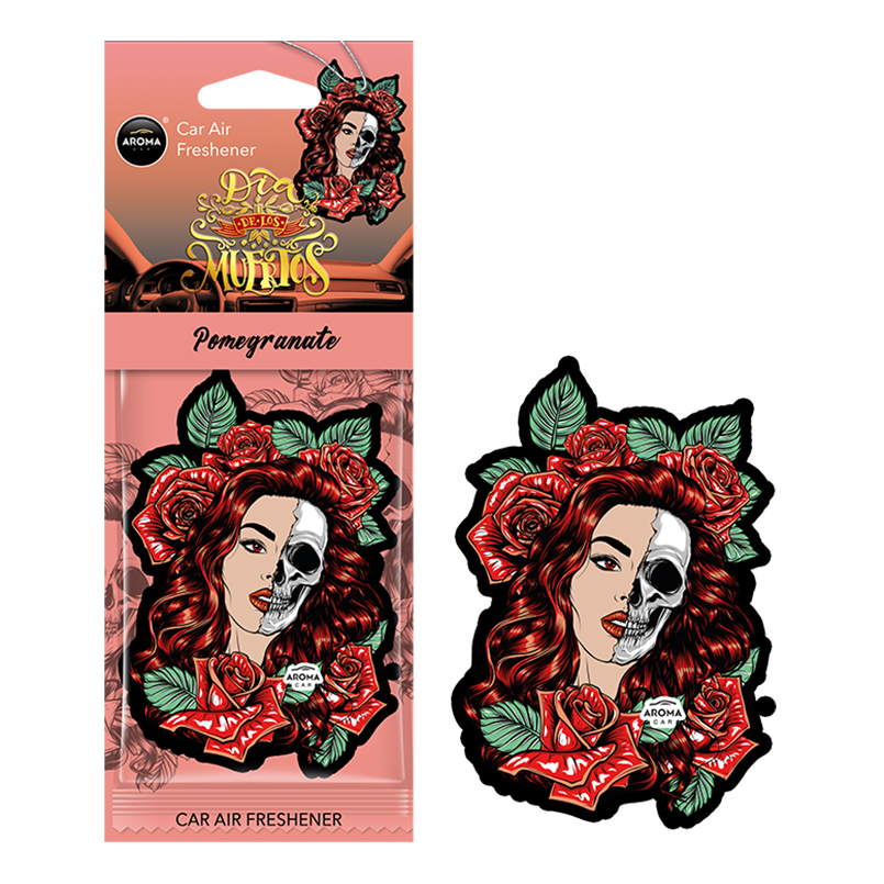 Aroma Car Cellulose Dia De Los Muertos - Pomegranate dry, 12070 image