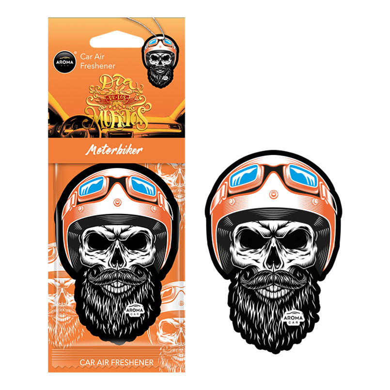 Aroma Car Cellulose Dia De Los Muertos - Motorbike dry, 12074 image