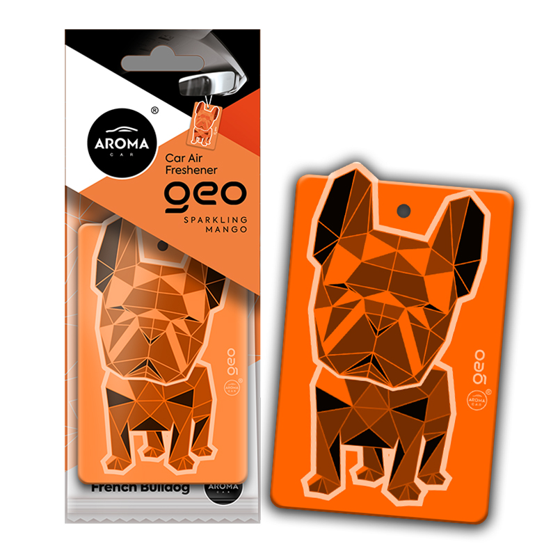 Aroma Car Cellulose Geo Dog - Orange Sparkling Mango dry, 12076 image