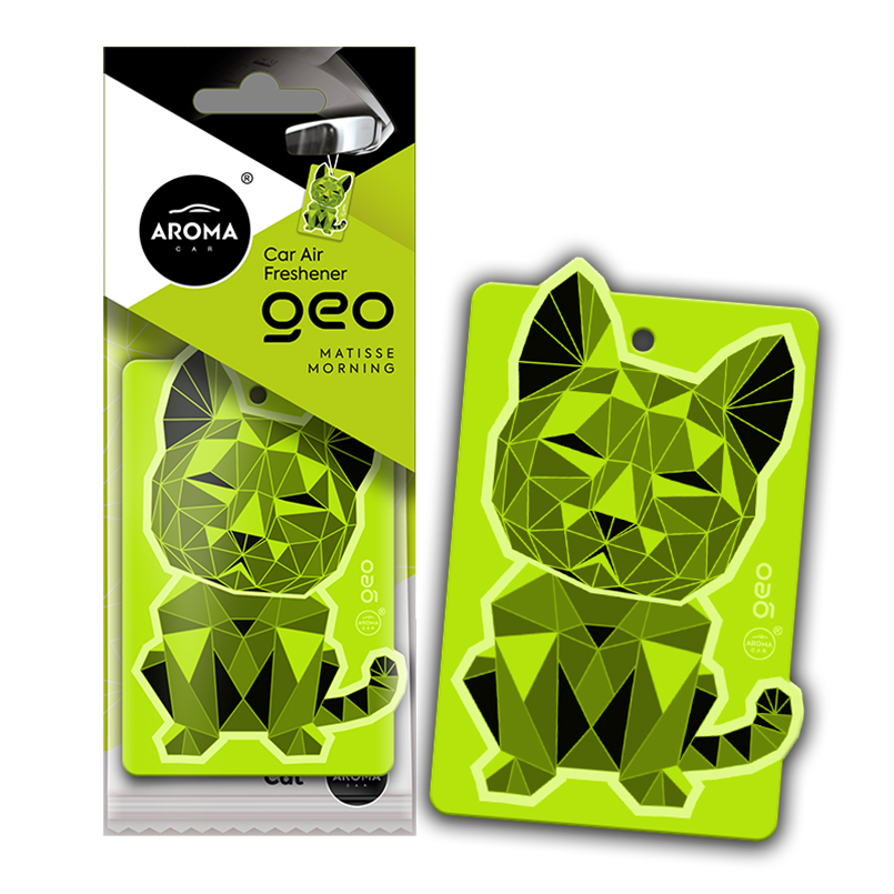 Aroma Car Cellulose Geo Cat - Green Matisse Morning dry, 12089 image