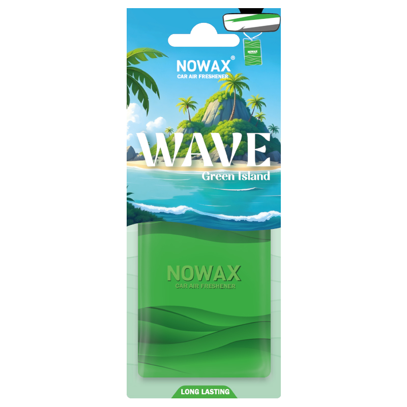 Ароматизатор пластиковый Nowax серия Wave - Green Island NX07777 image