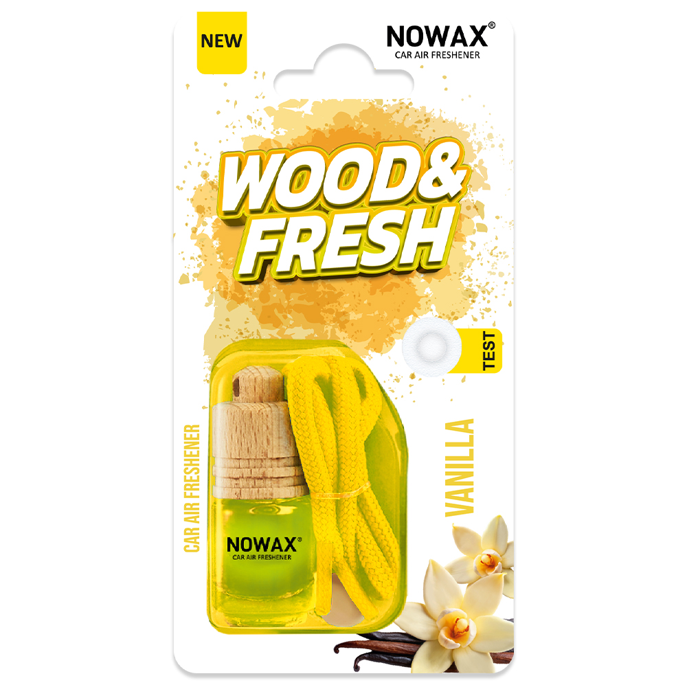 Ароматизатор воздуха в блистере Nowax Wood&Fresh - Vanilla NX92112 image