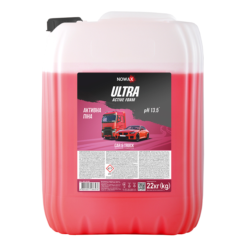 Nowax Ultra Active Foam concentrate for touchless car wash 22кг, NX20195 image